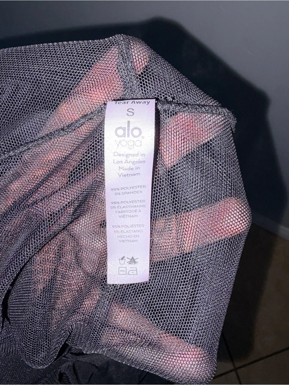 Alo Yoga Studio Mesh Hoodie Black